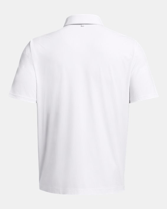 เสื้อโปโล UA Iso-Chill สำหรับผู้ชาย in White image number 4